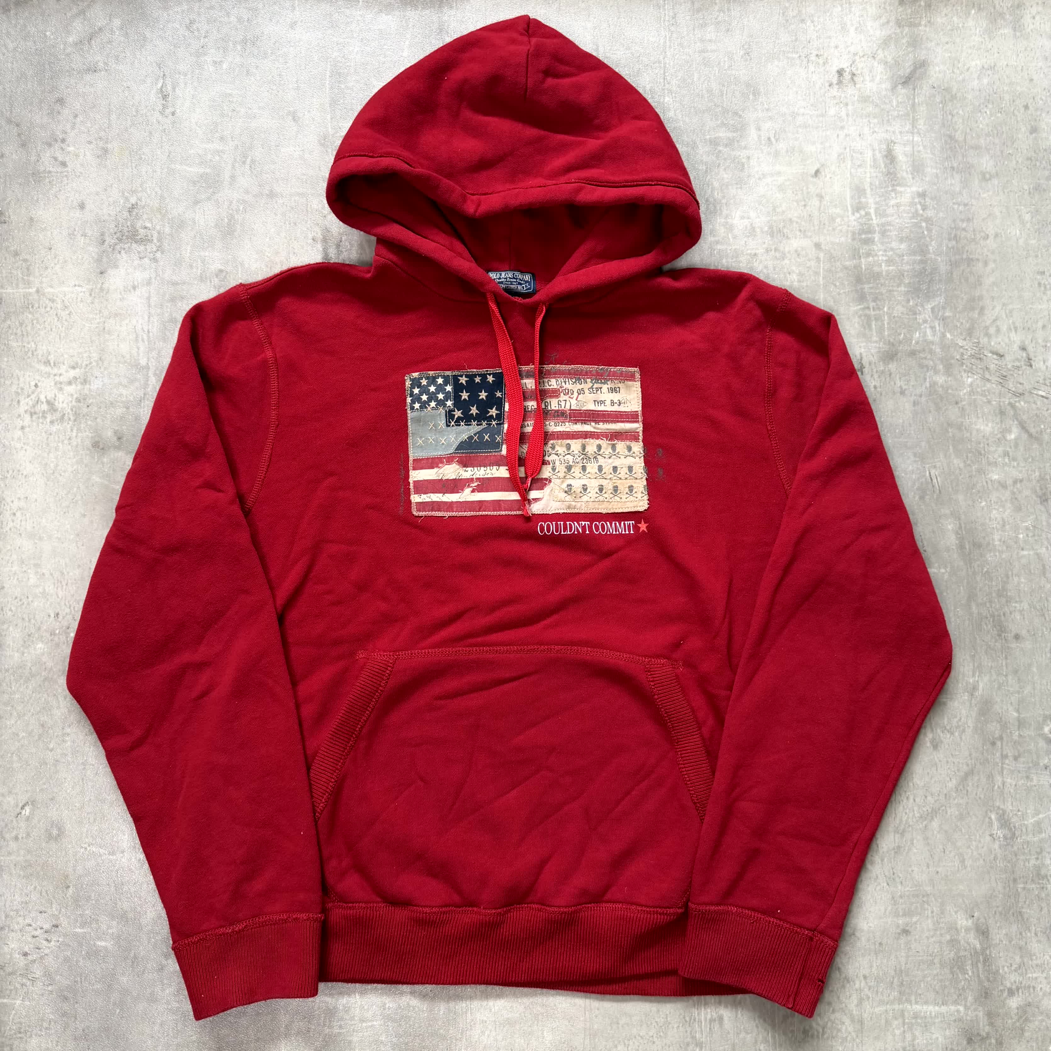Couldn't Commit x Ralph Lauren Hoodie | XL